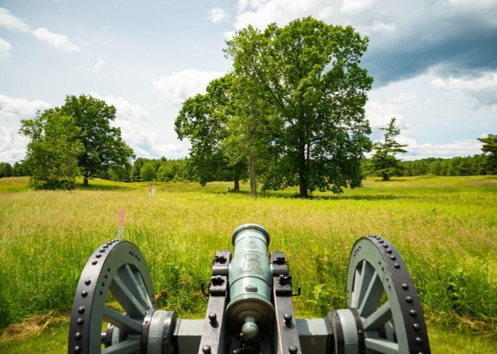 What 25 historic battlefields look like today